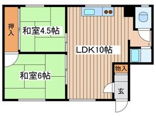 新光陽マンションの物件間取画像